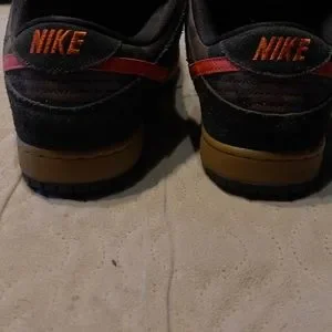 Nike | Shoes | Nike Sb Dunk Low Pro Black Rough Green Size 2  display picture 1